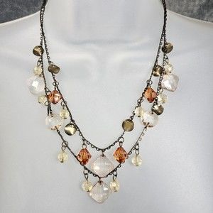 Premier Designs Necklace Boho Chandelier Fringe Romantic Tuscany Charm Statement